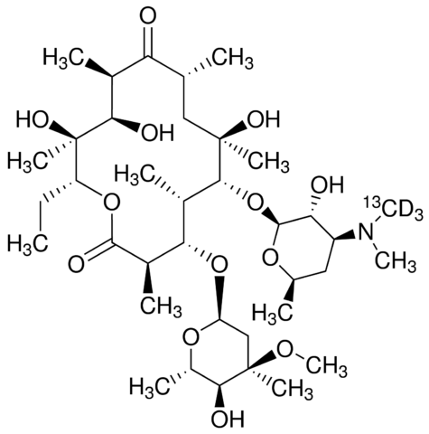 Erythromycin-(N-methyl-13C,d3) 