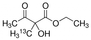 Ethyl 2-hydroxy-2-methyl-13C-3-oxobutanoate 
