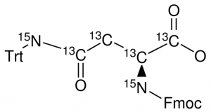Fmoc-Asn(Trt)-OH-13C4, 15N2 
