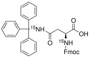 Fmoc-Asn(Trt)-OH-15N2 