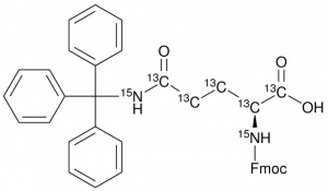 Fmoc-Gln-(Trt)-OH-13C5,15N2 