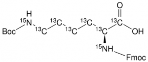 Fmoc-Lys(Boc)-OH-13C6,15N2 