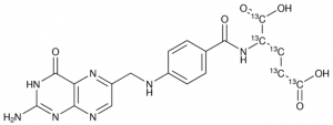 Folic acid-(glutamic acid-13C5) 