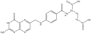 Folic acid-(glutamic acid-13C5,15N) 