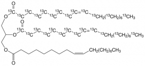 Glyceryl 1,2-di(oleate-13C18) 3-oleate 