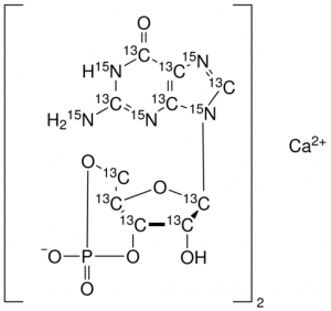 Guanosine-13C10,15N5 3,5-cyclic monophosphate calcium salt 