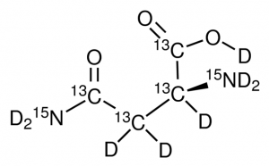 L-Asparagine-13C4,15N2,d8 636592-100MG