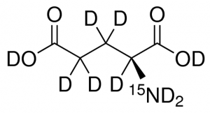L-Glutamic acid-15N,d9 