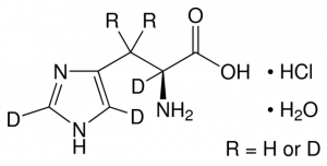 L-Histidine-d3 (-d1, imidazole-2,5-d2) hydrochloride monohydrate 