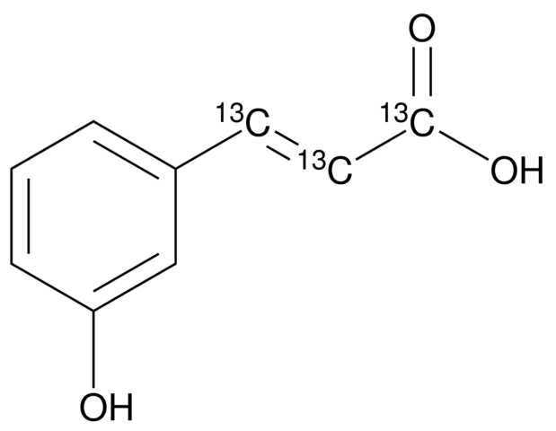 m-Coumaric acid-1,2,3-13C3 