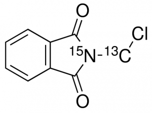 N-(Chloromethyl-13C)phthalimide-15N 