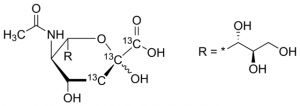 N-Acetyl-D-neuraminic acid-1,2,3-13C3 649694-10MG