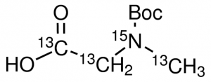 N-Boc-Sarcosine-13C3,15N 