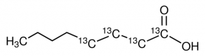 Octanoic acid-1,2,3,4-13C4 
