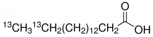 Palmitic acid-15,16-13C2 