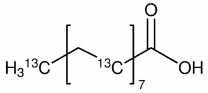 Palmitic acid-2,4,6,8,10,12,14,16-13C8 