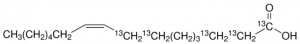 Palmitoleic acid-1,2,3,7,8-13C5 