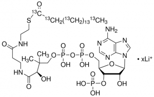 Palmitoyl-13C16 coenzyme A lithium salt 