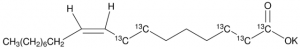 Potassium oleate-1,2,3,7,8-13C5 