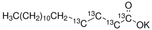Potassium palmitate-1,2,3,4-13C4 