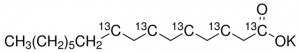 Potassium palmitate-1,3,5,7,9-13C5 