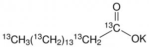 Potassium palmitate-13C16 