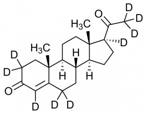 Progesterone-2,2,4,6,6,17,21,21,21-d9 