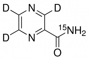 Pyrazine-d3-carboxamide-15N 