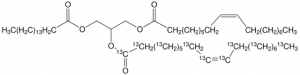 rac-Glyceryl-2-oleate-13C18-3-oleate-1-palmitate 
