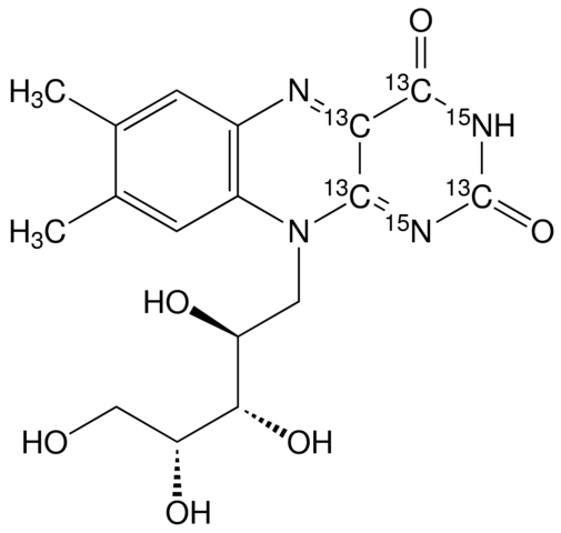 Riboflavin-(dioxopyrimidine-13C4,15N2) 