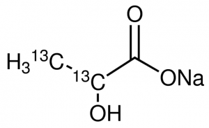 Sodium L-lactate-2,3-13C solution 