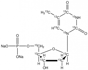 Thymidine-13C10, 15N2 5-monophosphate disodium salt 