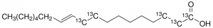 trans-11-Octadecenoic acid-1,2,3,9,10-13C5 