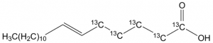 trans-6-Octadecenoic acid-1,2,3,4,5-13C5 