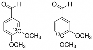 Veratraldehyde-13C1, mixture of 3-13C and 4-13C 