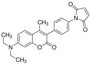 7-Diethylamino-3-(4-maleimidophenyl)-4-methylcoumarin 