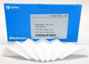 Whatman Prepleated Qualitative Filter Paper, Grade 4V WHA1204150