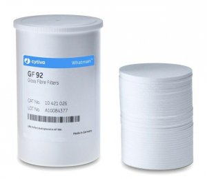 Whatman glass microfiber filters with inorganic binder, Grade GF 92 WHA10421026