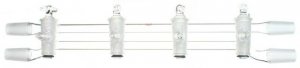 Aldrich dual-bank vacuum manifold with glass hosebarb stopcocks and jointed ends Z545325-1EA
