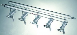 Synthware all-glass vacuum/inert gas manifold with hollow high vacuum stopcocks SYNM181003-1EA