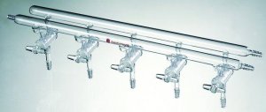 Synthware all-glass vacuum/inert gas manifold with solid high vacuum stopcocks SYNM280004-1EA