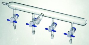Synthware nitrogen/argon line manifold with PTFE stopcocks SYNM531042-1EA