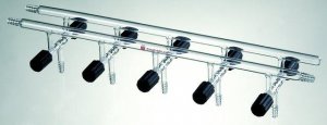 Synthware Vacuum/Inert Gas Manifold with double bank and high vacuum valves SYNM101003-1EA