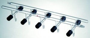 Synthware Vacuum/Inert Gas Manifold with double bank and high vacuum valves SYNM141004-1EA