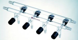 Synthware Vacuum/Inert Gas Manifold with double bank and high vacuum valves SYNM111005-1EA