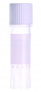 WHEATON CryoELITE cryovial with Loctagon Vial Skirt and label patch DWKW985874-500EA