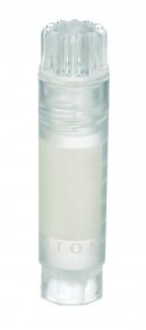 WHEATON CryoELITE cryovial with Loctagon Vial Skirt and label patch DWKW985902-1000EA