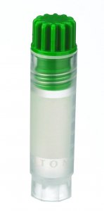 WHEATON CryoELITE cryovial with Loctagon Vial Skirt and label patch DWKW985920-500EA