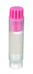 WHEATON CryoELITE cryovial with Loctagon Vial Skirt and label patch DWKW985918-500EA