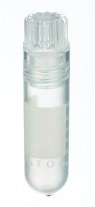 WHEATON CryoELITE cryovial with Loctagon Vial Skirt and label patch DWKW985911-500EA
